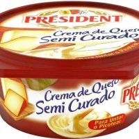 Crema de queso president sim-curado 125gr.